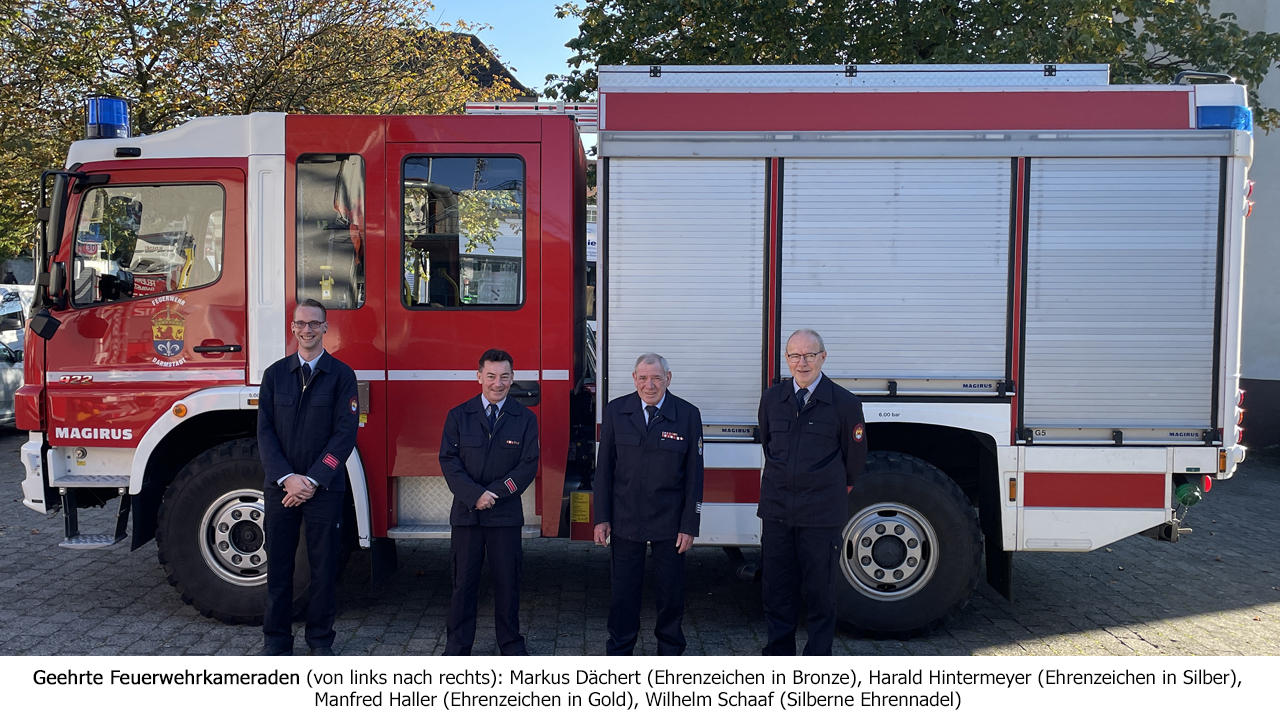 Geehrte Feuerwehrkameraden Geehrte Feuerwehrkameraden