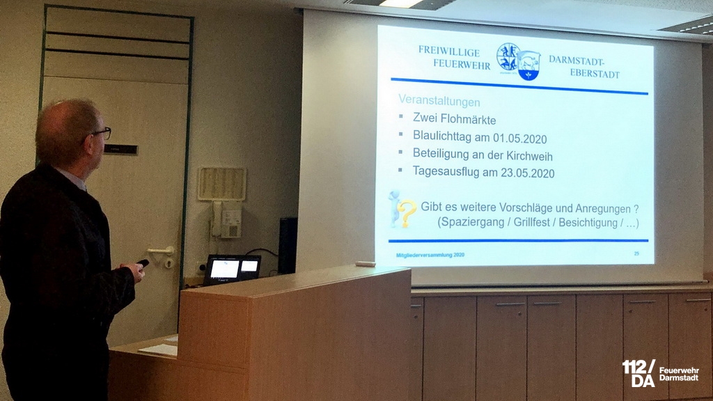 Jahreshaupt- und Mitgliederversammlung der Eberstädter Brandschützer 2020 Jahreshaupt- und Mitgliederversammlung der Eberstädter Brandschützer 2020